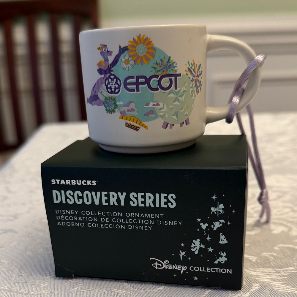 Starbucks Discovery Series Disney Epcot Ornament